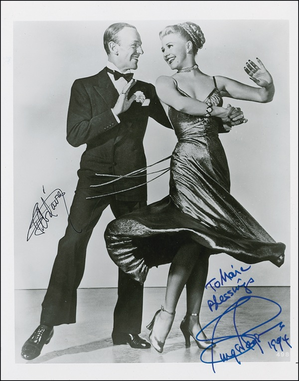 Lot 961 Fred Astaire and Ginger Rogers Signed Photograph