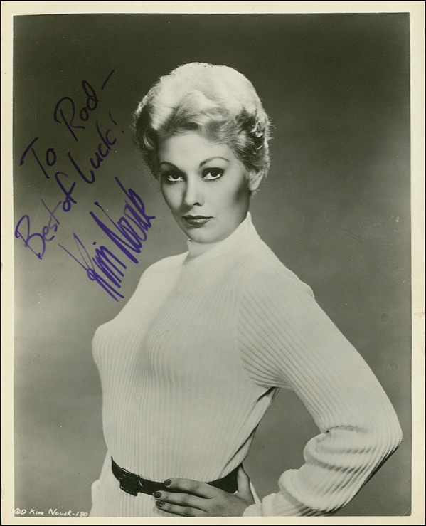 Lot 1172 Kim Novak Signed Photograph