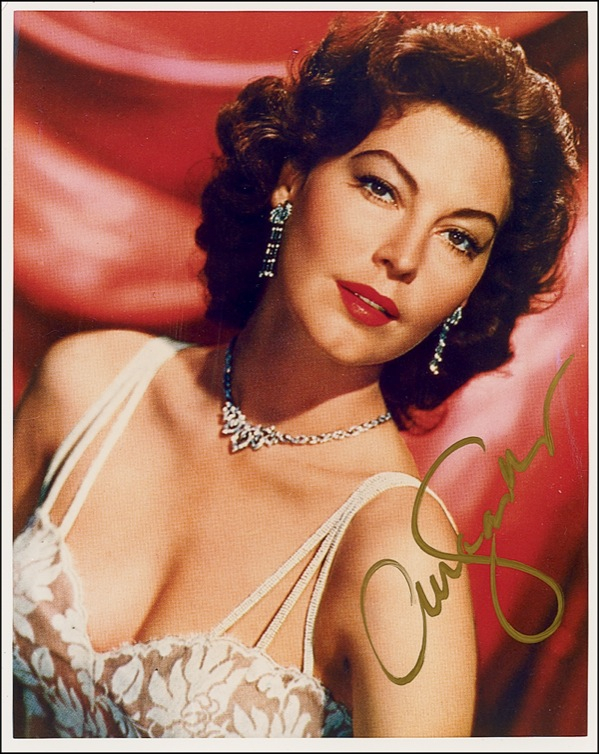 Lot 1061 Ava Gardner Signed Photograph