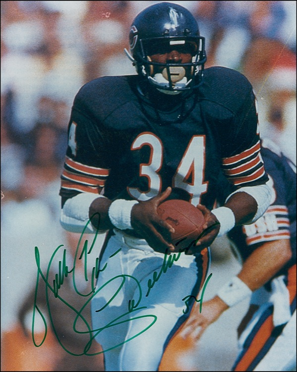 Lot 1619 Walter Payton Signed Photograph