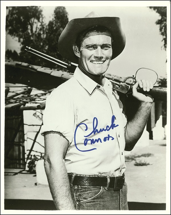 Lot 1016 Chuck Connors Signed Photograph