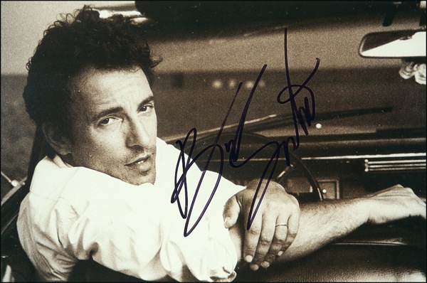 Lot 912 Bruce Springsteen Signed Photograph