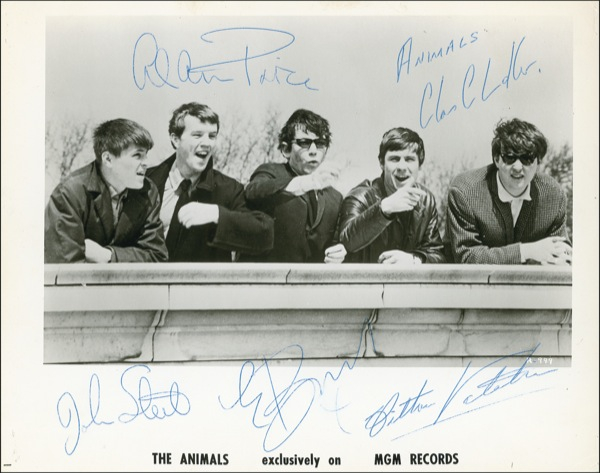 Lot 711 The Animals: All five original Animals