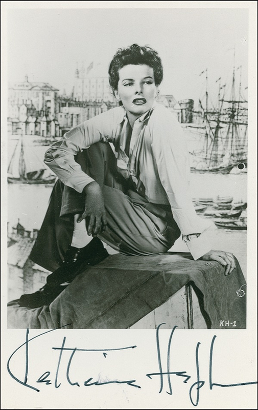 Lot 1091 Katharine Hepburn Signed Photograph