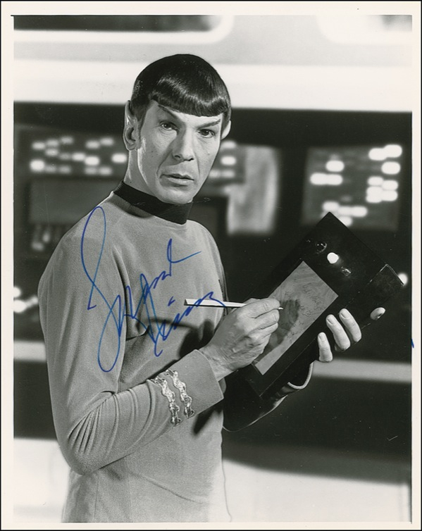 Lot 1235 Star Trek: Leonard Nimoy Signed Photograph