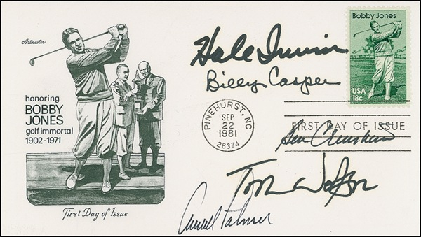 Lot 1477 Golf Greats First Day Cover