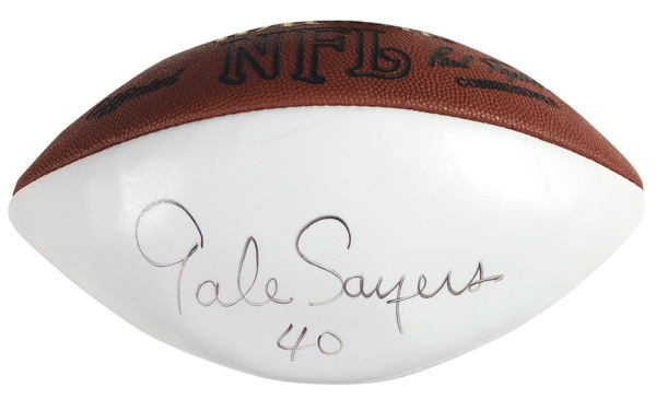 Lot 1667 Gale Sayers Football