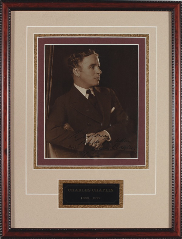 Lot 1012 Charlie Chaplin Signed Photograph