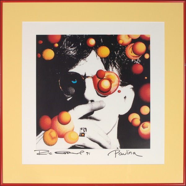 Lot 861 Ric Ocasek and Paulina Porizkova Lithograph