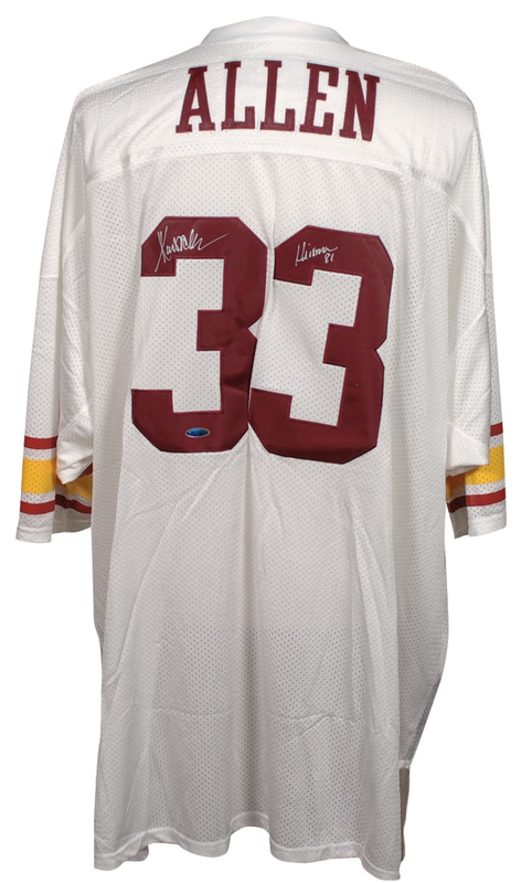 Lot 1308 Marcus Allen Football Jersey