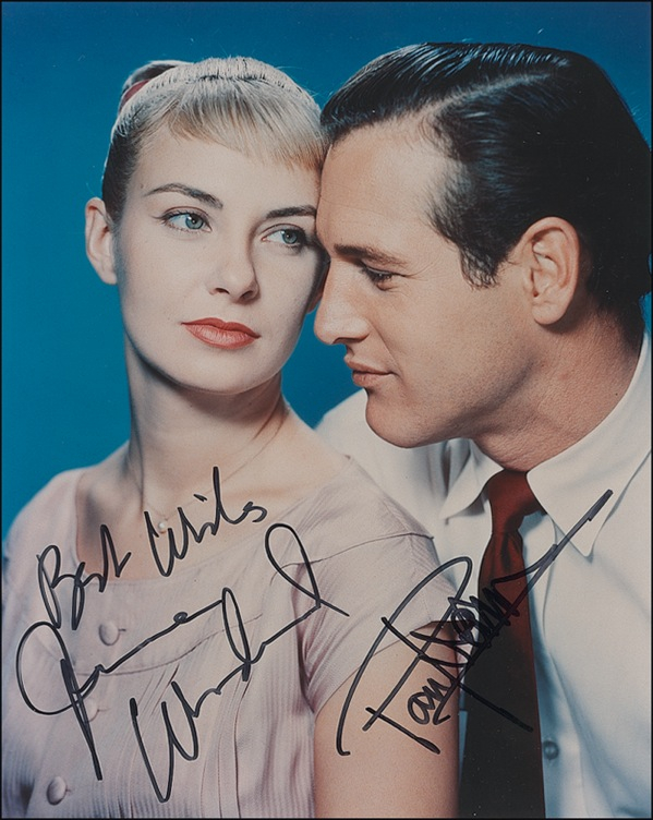 Lot 1168 Paul Newman and Joanne Woodward Signed Photograph