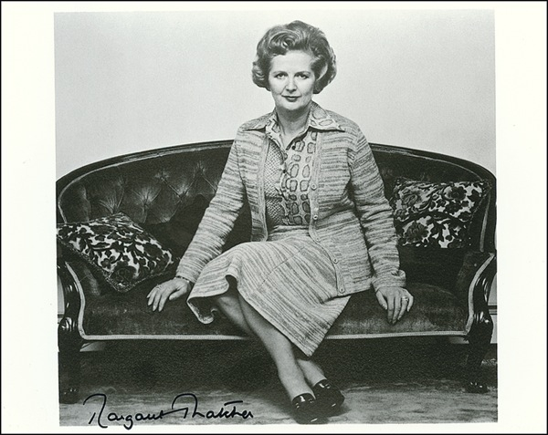 Lot 435 Margaret Thatcher Signed Photograph