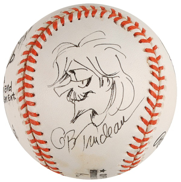 Lot 674 Cartoonists Baseball
