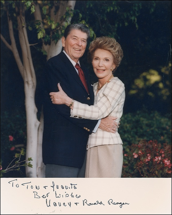 Lot 191 Ronald and Nancy Reagan Signed Photograph