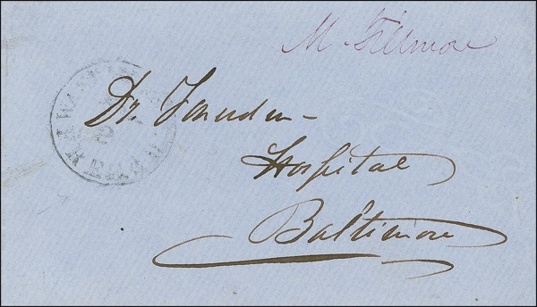 Lot 82 Free Frank: Millard Fillmore Free Frank