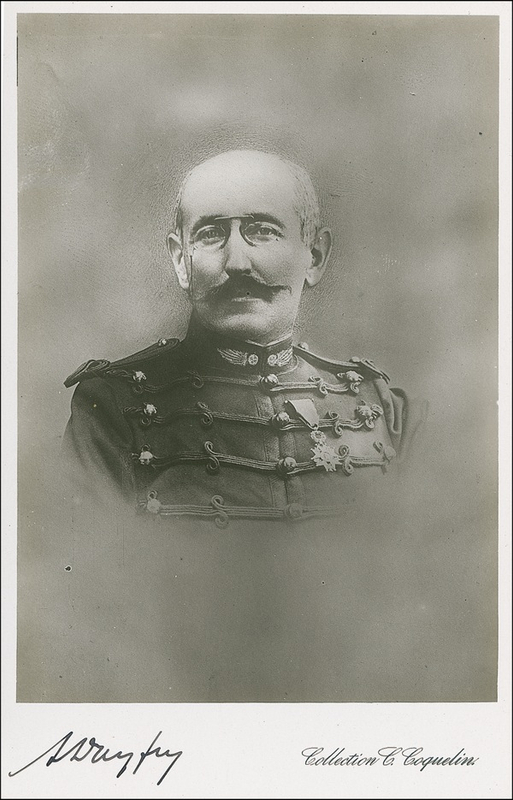 Lot 296 Alfred Dreyfus: ACCUSED: Signed image of the protagonist of the notorious Dreyfus Affair