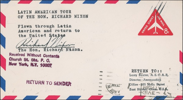 Lot 169 Richard Nixon Commemorative Cover