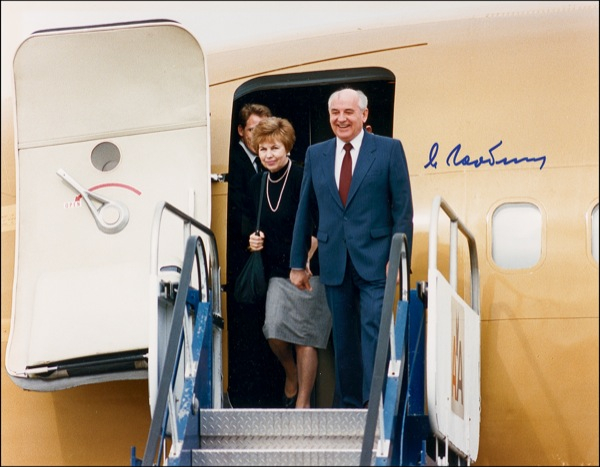 Lot 329 Mikhail Gorbachev Signed Photograph