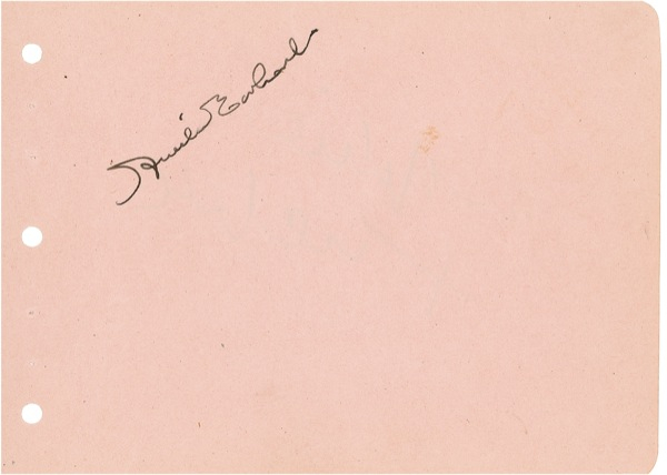 Lot 552 Amelia Earhart Signature