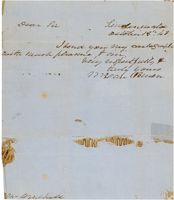 Lot 235 Martin Van Buren Handwritten Letter Signed