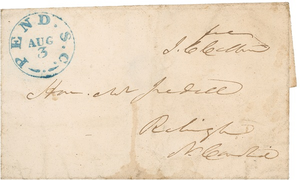 Lot 264 John C. Calhoun Free Frank