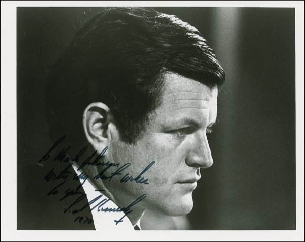 Lot 359 Ted Kennedy Signed Photograph