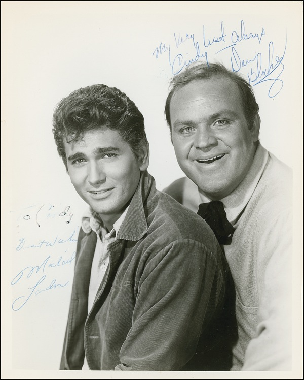 Lot 991 Bonanza: Blocker and Landon Signed Photograph