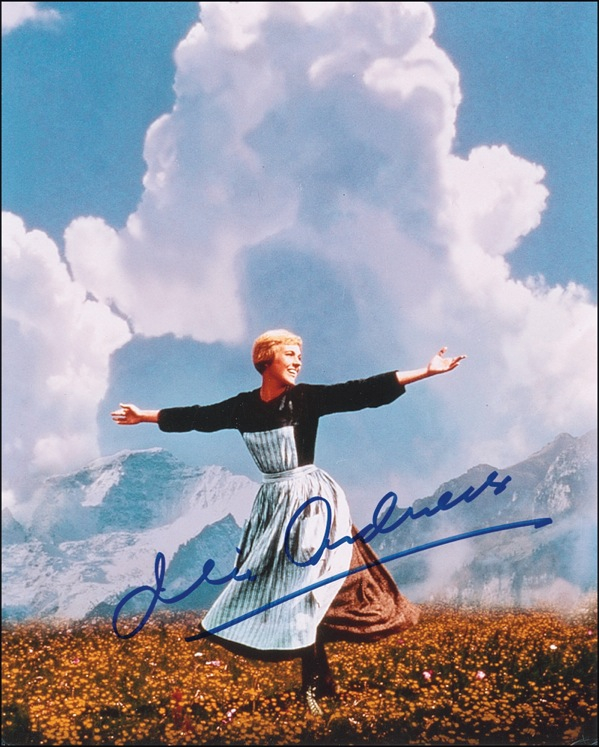 Lot 957 Julie Andrews Signed Photograph