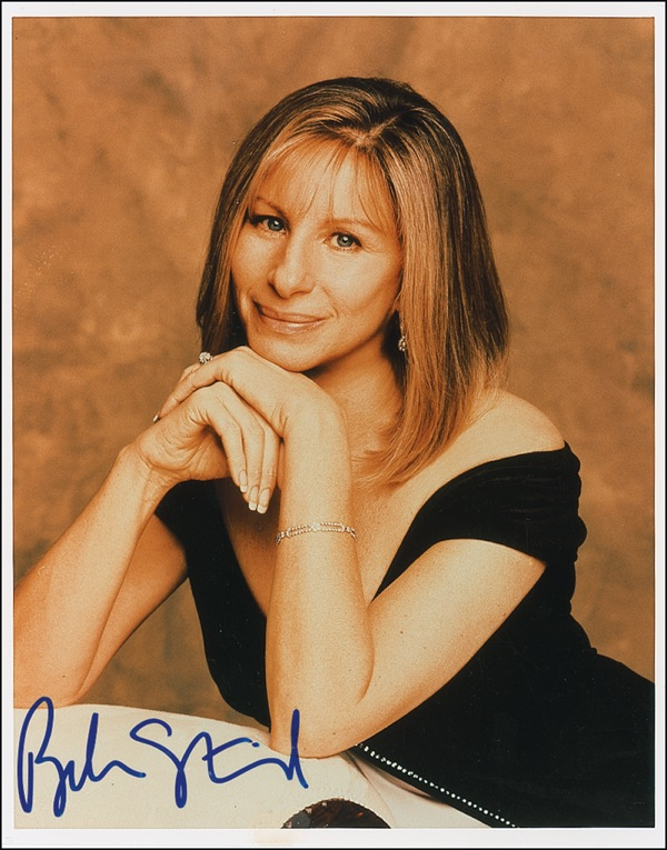 Lot 917 Barbra Streisand Signed Photograph