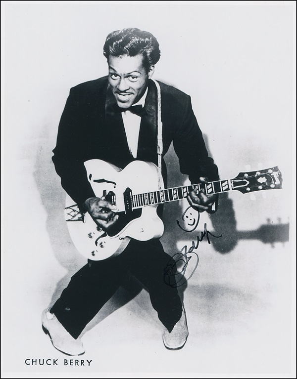 Lot 744 Chuck Berry Signed Photograph