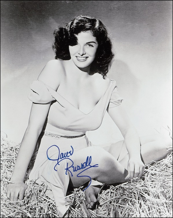 Lot 1211 Jane Russell Signed Photograph