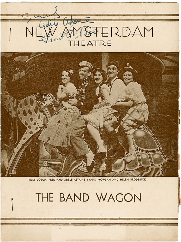 Lot 962 Fred Astaire Program