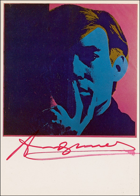 Lot 666 Andy Warhol Signed Photograph