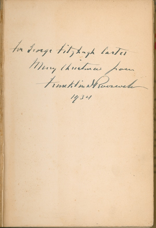 Lot 200 Franklin D. Roosevelt Book
