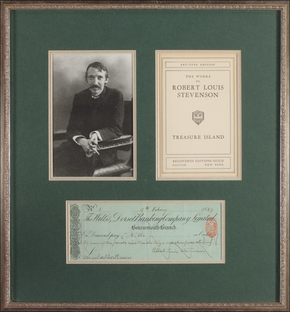 Lot 660 Robert Louis Stevenson Check