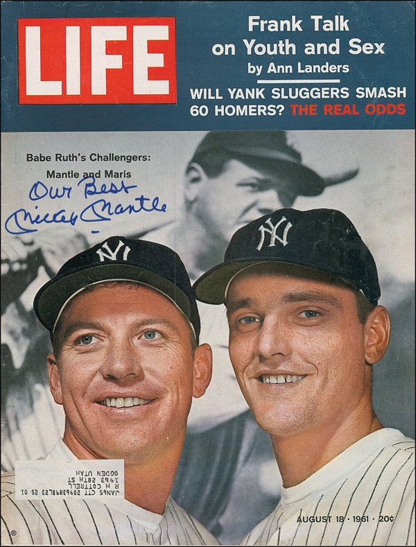 Lot 1562 Mickey Mantle Magazine
