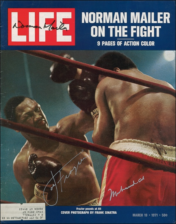 Lot 1305 Muhammad Ali, Joe Frazier, and Norman Mailer Magazine