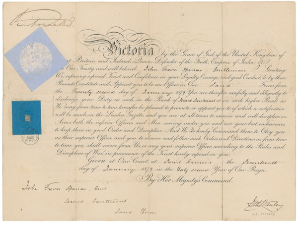 Lot 446 Victoria Signed Document