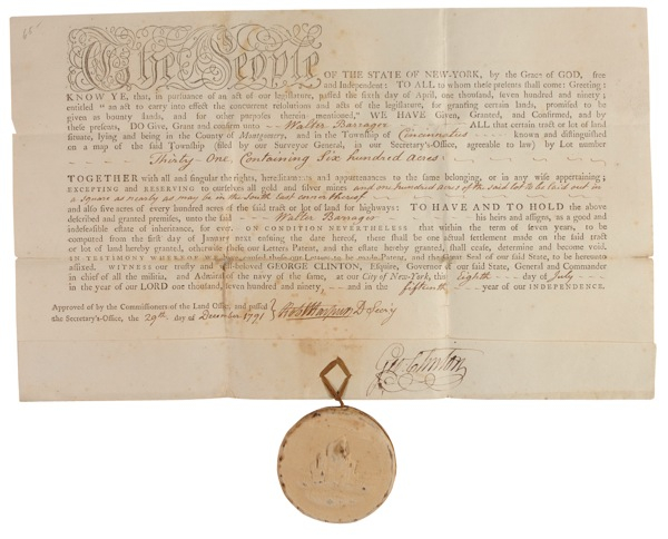 Lot 277 George Clinton Signed Document