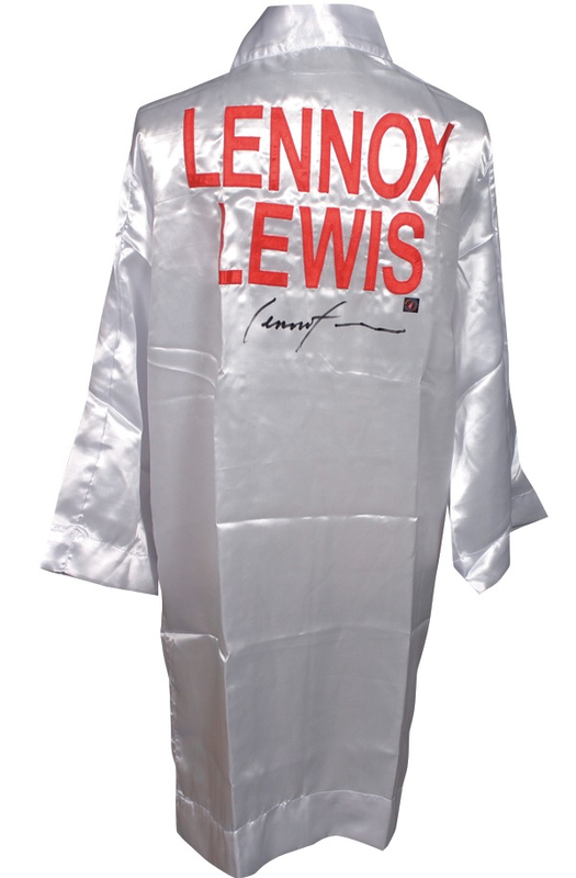 Lot 1550 Lennox Lewis Boxing Robe