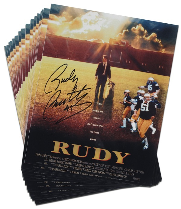 Lot 1655 Dan ?Rudy? Ruettiger Group Lot