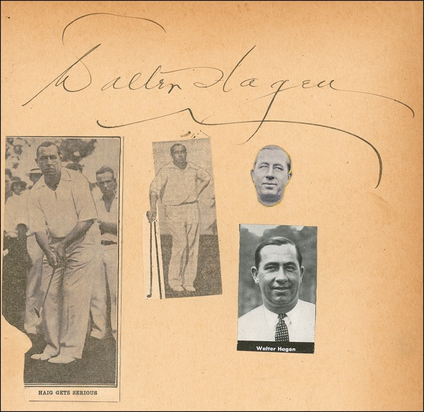 Lot 1496 Walter Hagen Signature