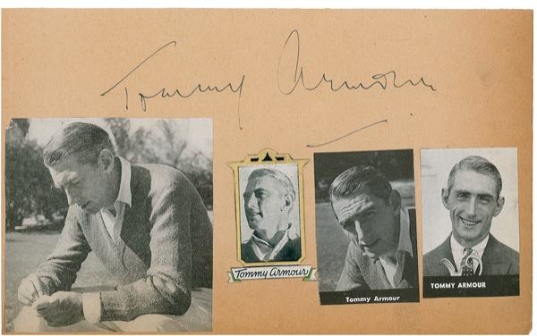Lot 1312 Tommy Armour Signature
