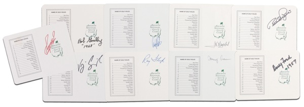 Lot 1480 Golf: Masters Champions Group Lot