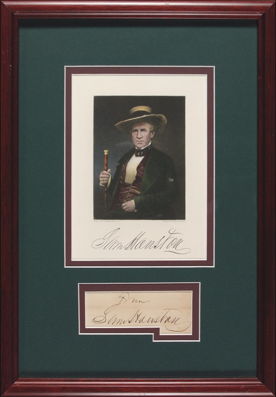Lot 345 Sam Houston Signature