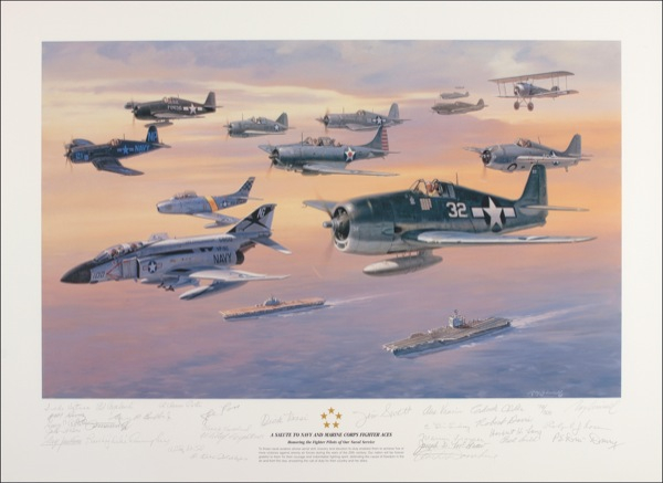 Lot 480 Fighter Aces Print