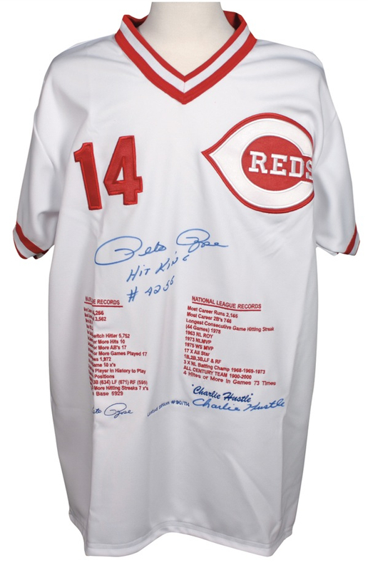 Lot 1654 Pete Rose Baseball Jersey