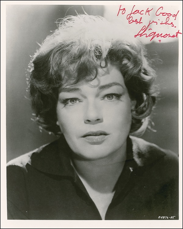 Lot 1220 Simone Signoret Signed Photograph