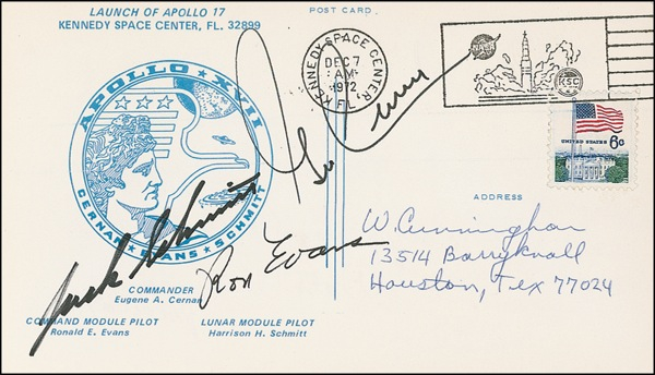 Lot 536 Apollo 17 Commemorative Cover