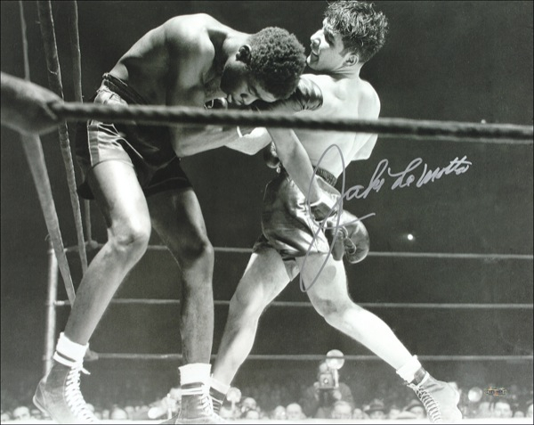 Lot 1545 Jake LaMotta Signed Photograph